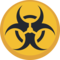 Biohazard emoji on Facebook